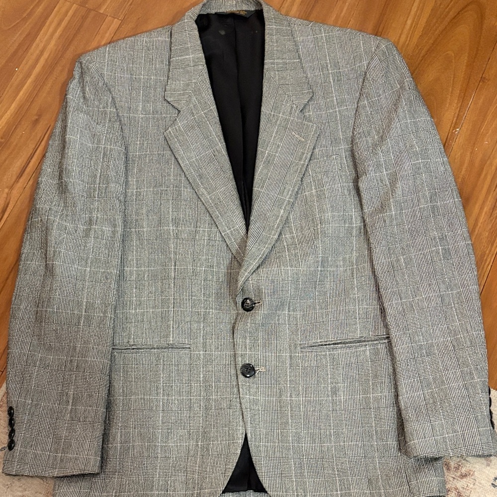 Gray Men's Blazer Vintage Cellini collection